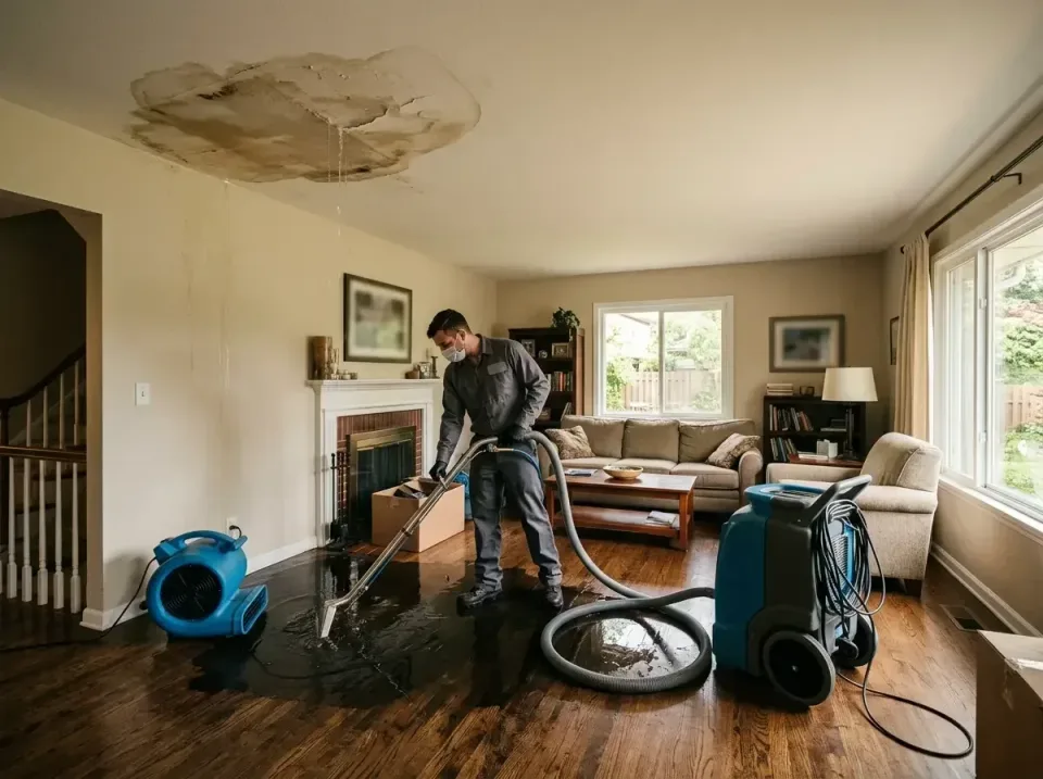 attic-pipe-burst-ceiling-drip-008 — frequently asked questions, Water Damage Restoration & Carpet Care in Monmouth, OR